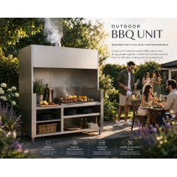 Outdoor Garden BBQ Extractor Station | Built to cook. Designed to impress