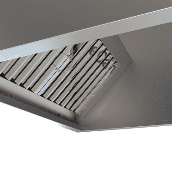 2000mm Commercial Kitchen Extraction Hood