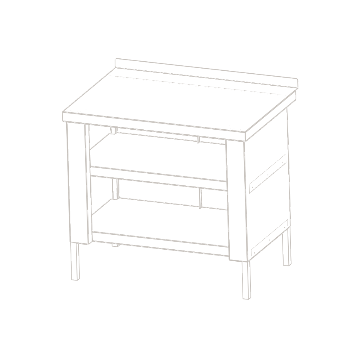 Stainless Steel Base Cupboard