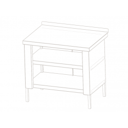 Stainless Steel Base Cupboard 1000 mm wide