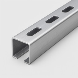 Light-Gauge Stainless-Steel Slotted Strut Channel
