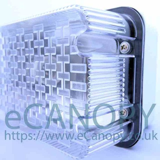 Kitchen Canopy Light 100W BC Bulkhead IP44 Aluminium Base