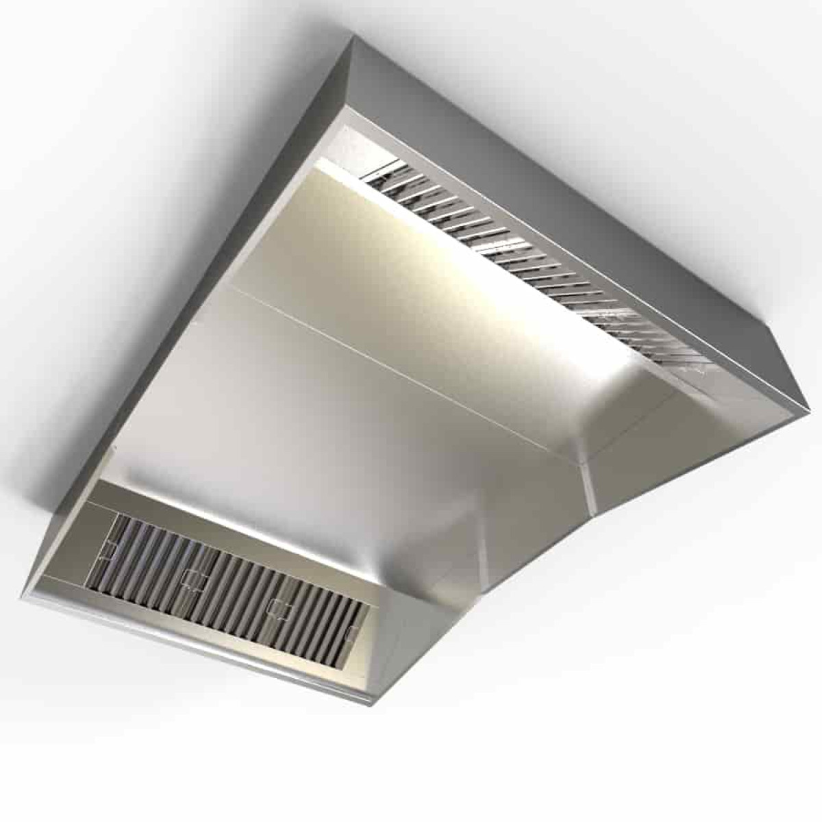 Commercial Pizza Extraction Oven Canopy Hood 3000mm Kit Commercial Pizza Extraction Oven Canopy Hood 3000mm Kit