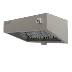 Commercial Kitchen Extraction Canopy Hood with Fan Speed control, filters, light - Easy Installation  Commercial Kitchen Extraction Canopy Hood with Fan Speed control, filters, light - Easy Installation
