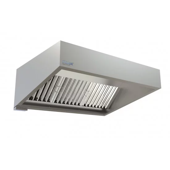 Commercial Kitchen Commercial Extraction Canopy Hood Kit 1500 mm