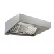 Commercial Kitchen Extractor Canopy Hood Kit 1500 mm With Motor